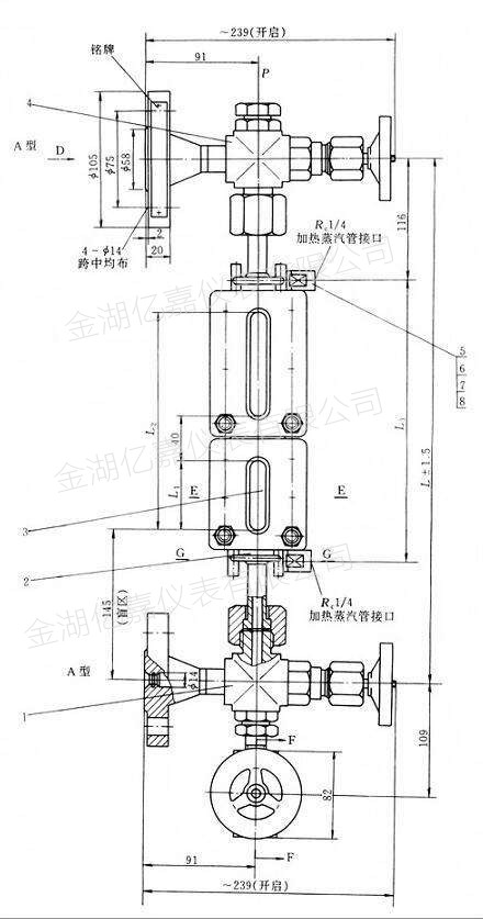 玻璃板液位計結構原理